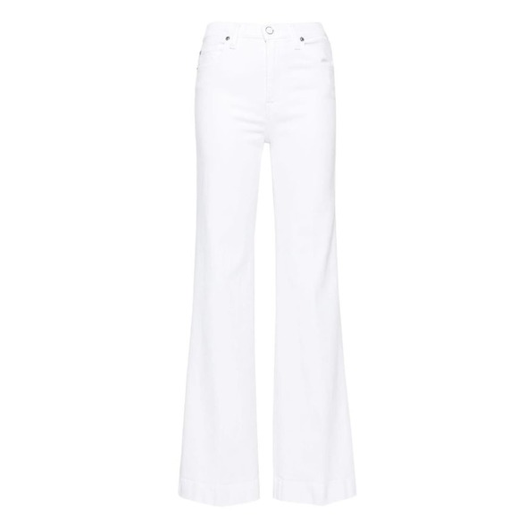 NWT! 7 For All Mankind WOMEN Modern Dojo flared jeans WHITE/ 27 - Picture 4 of 13